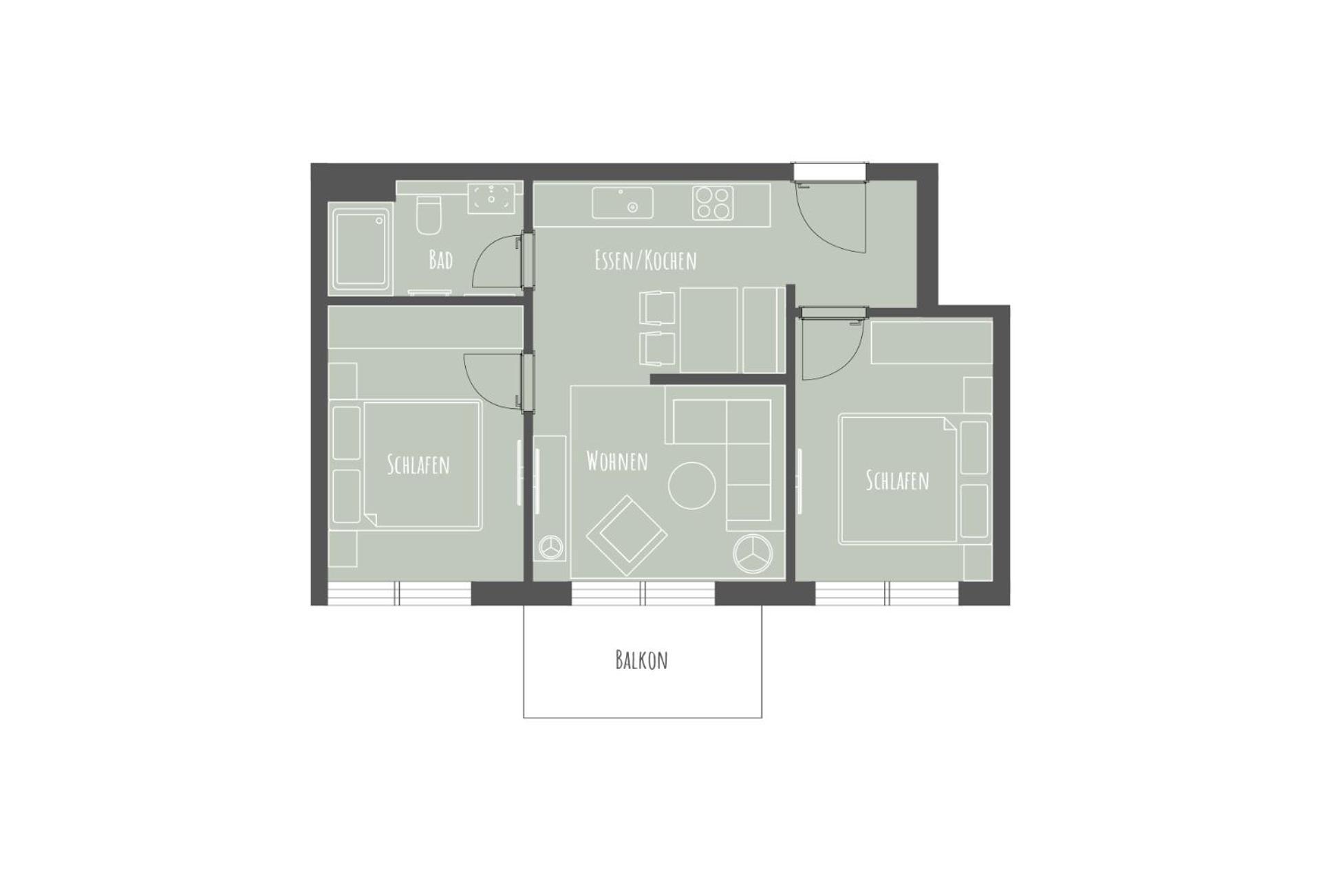 Apartmenthaus B3 诺德奈 客房 照片